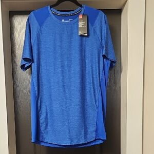 UNDER ARMOUR Blue Short Sleeve Performance Tee